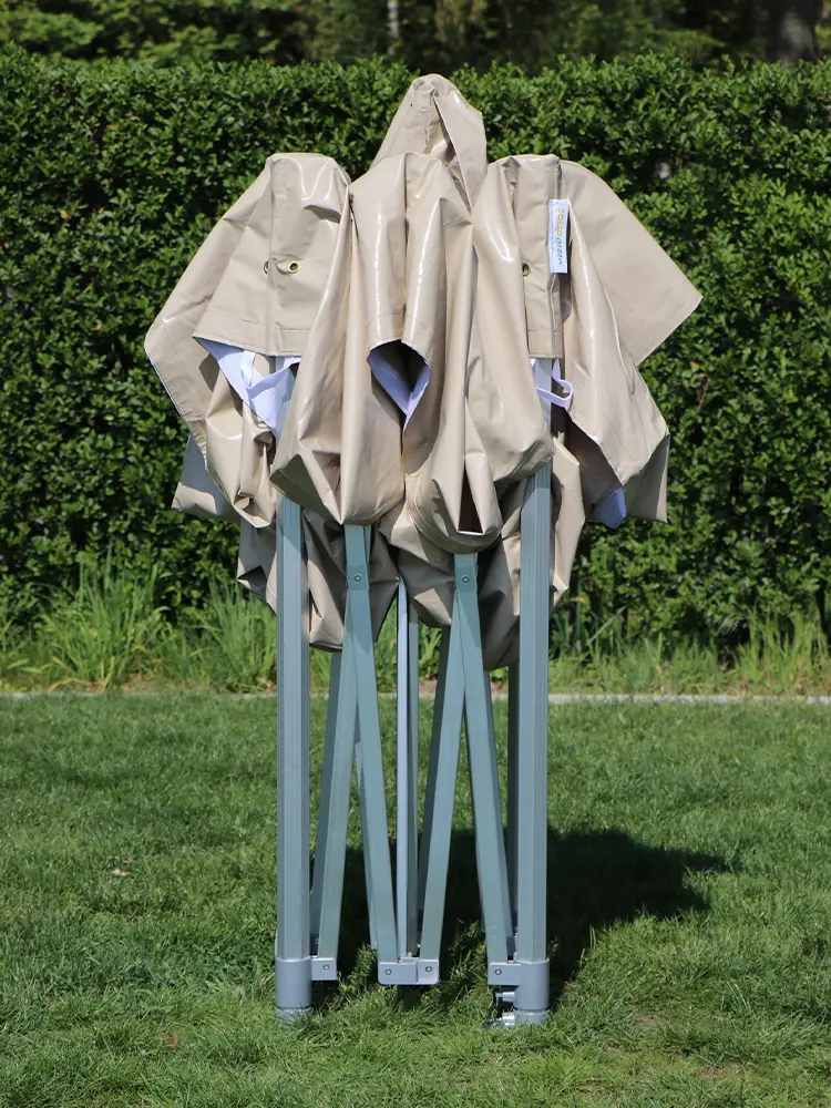 Vouwtent 3x3 Solid 50 pvc met ingeklapt frame