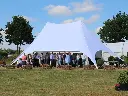Witte stijlvolle starshade voor evenementen