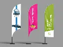 Gepersonaliseerde beachvlaggen