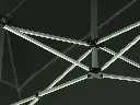 Dakconstructie vouwtent 3 x 6 m