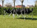 Vouwtent 3 x 6 m S40 zwart