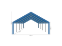 Partytent 6 x 8 m afmetingen