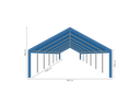 Partytent 6 x 12 m afmetingen