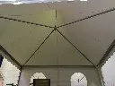 Pvc tent met puntdak en aluminium constructie