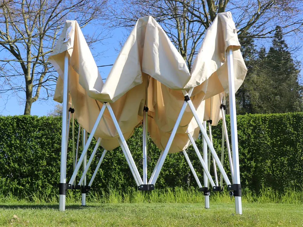 Vouwtent 3x3 Solid 40 met halfopen frame