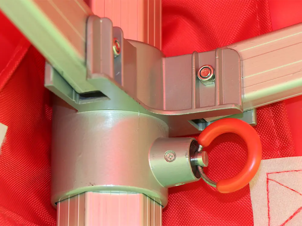 Solid 50 vouwtent met aluminium koppelstukken en stevige trekringen