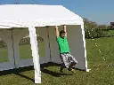 Pvc partytent met zeer stevige constructie