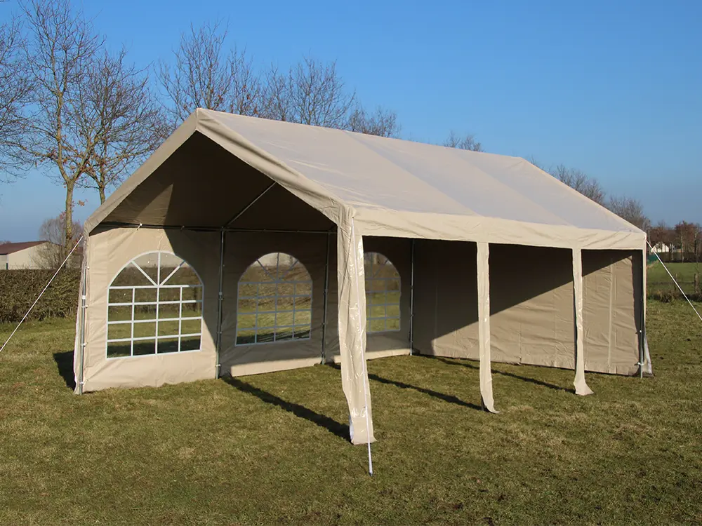 Professionele pvc partytent 6x3 m met waterdicht dak