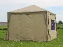Polyester partytent 3x3 met complete zijwandenset (andere kleure)