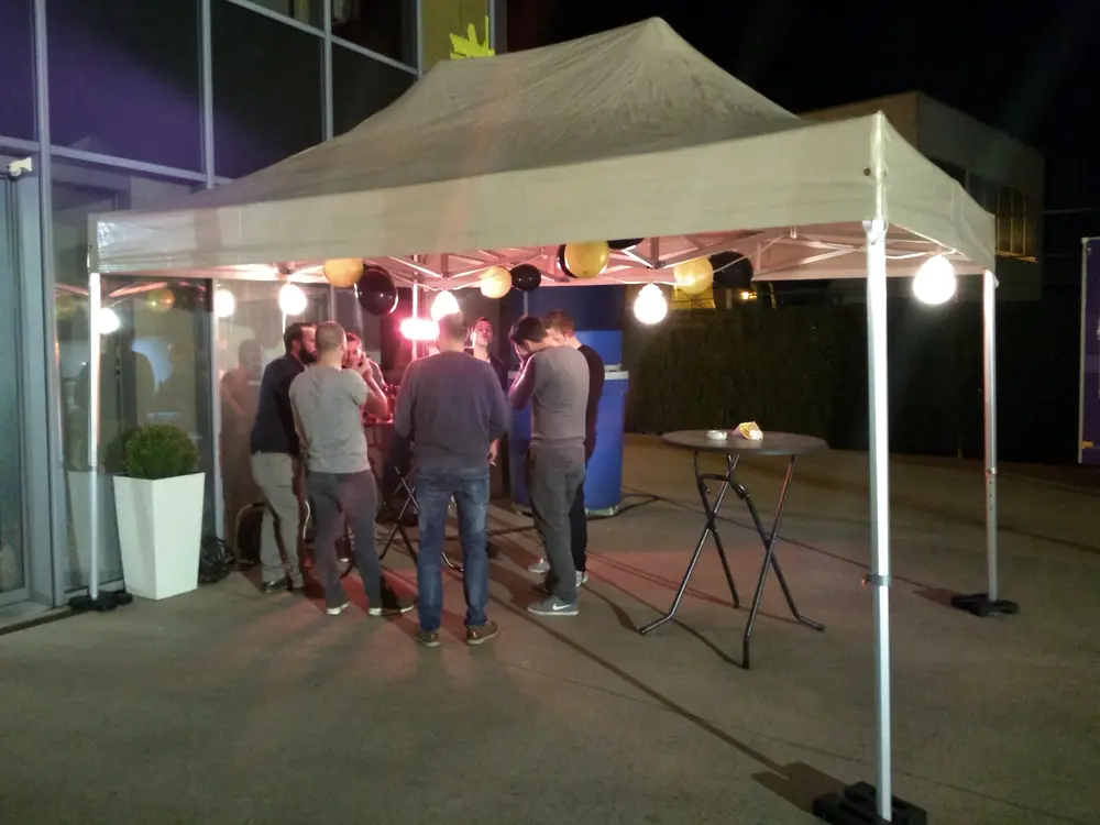 Vouwtent 3 x 4,5 m Solid 50 pvc