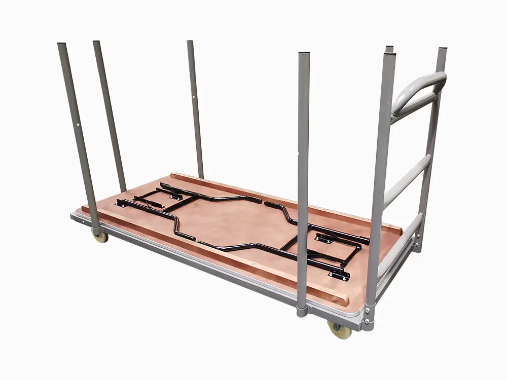 Transportkar voor houten klaptafels 183 cm