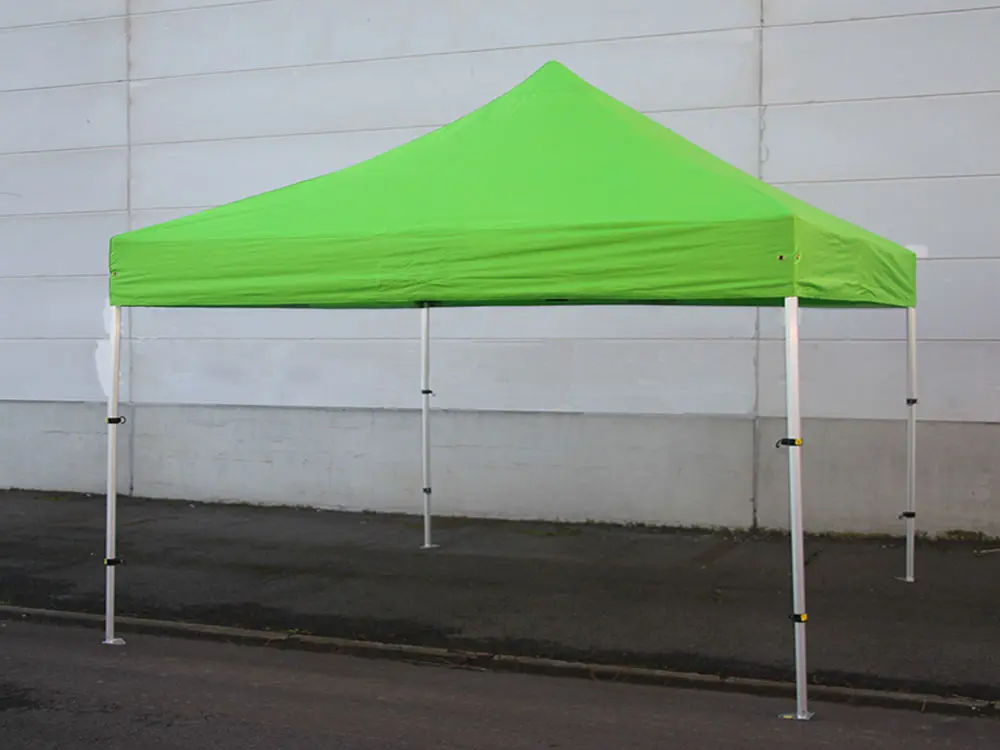 Einde reeks: vouwtent 4 x 4 m Solid 50 limoen