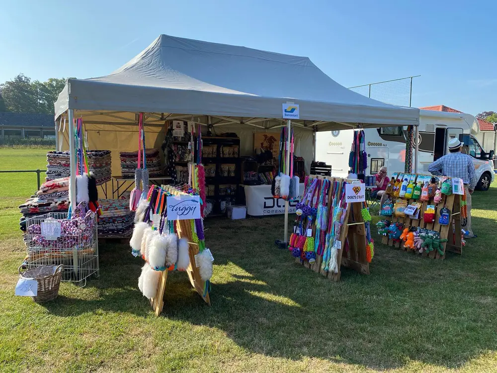 Tweedehands: vouwtent 3 x 6 m Solid 50 beige