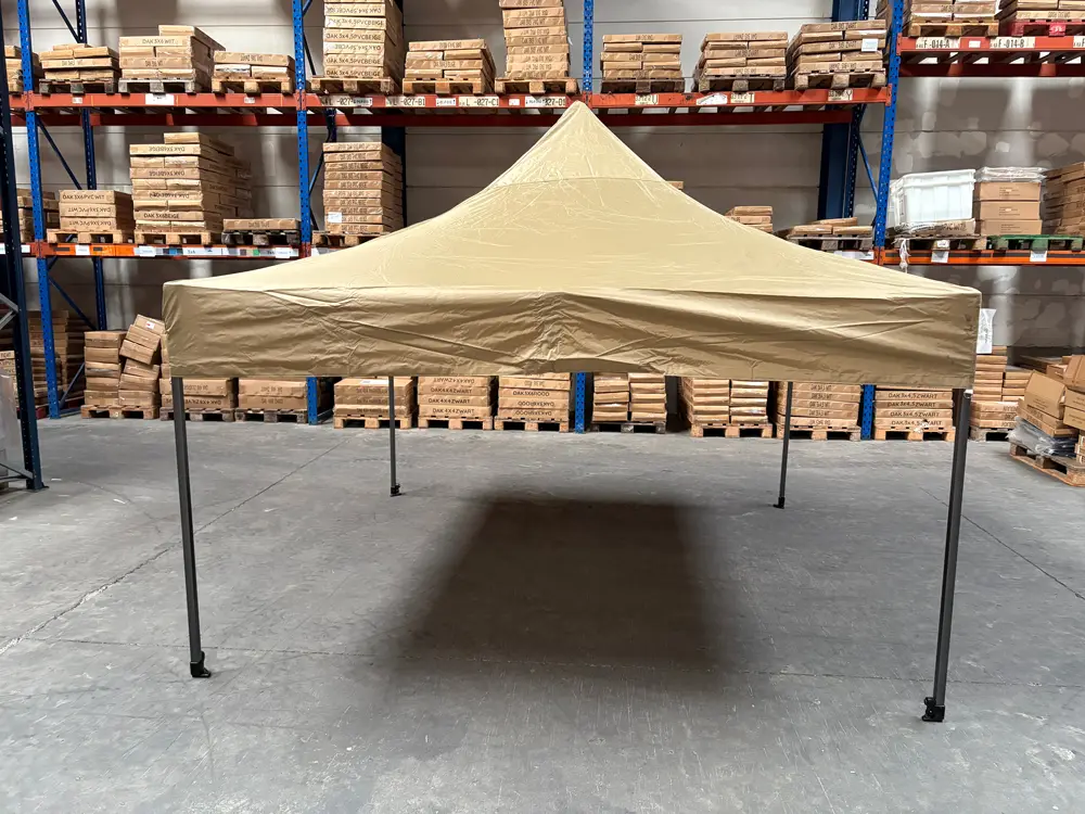 Tweedehands: vouwtent 3 x 3 m Solid 30 zand