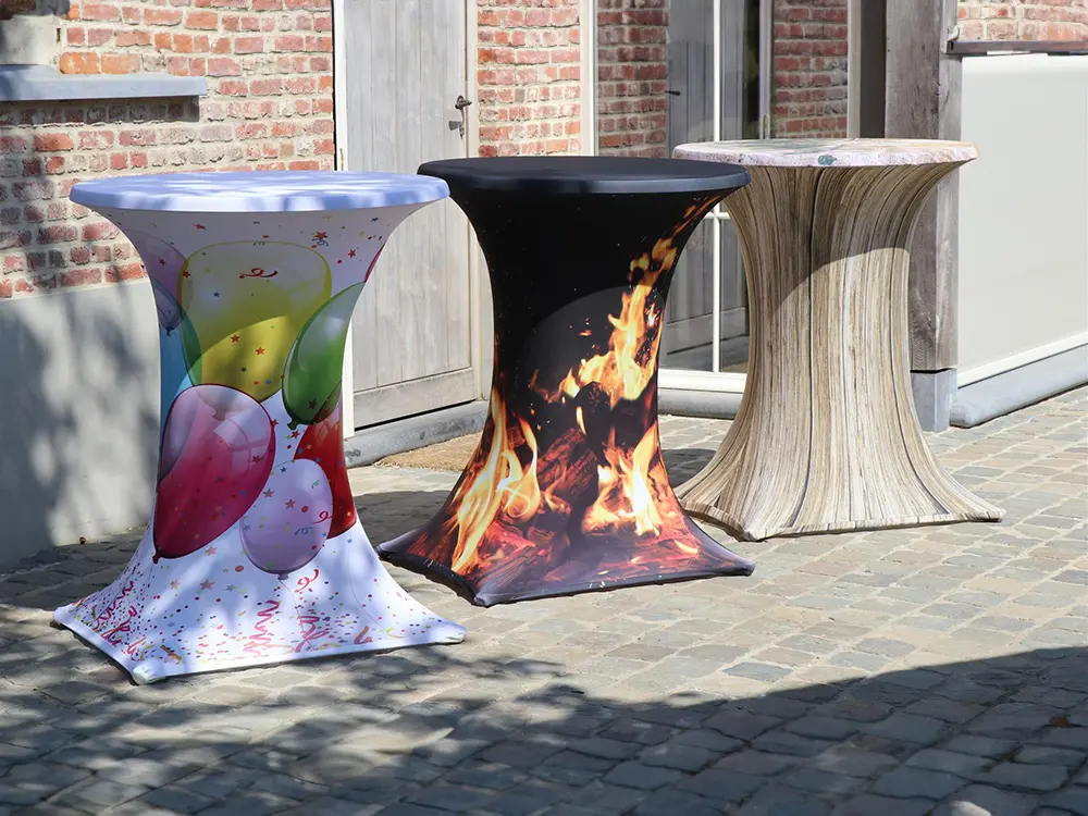 Stretchhoes design voor statafel pro