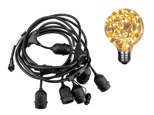 LED lichtslinger - extensionkabel 4 m (fairy lights)
