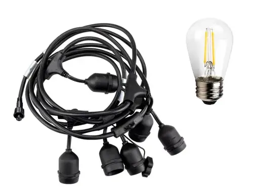 LED Lichtslinger - extensionkabel 4 m (retro)