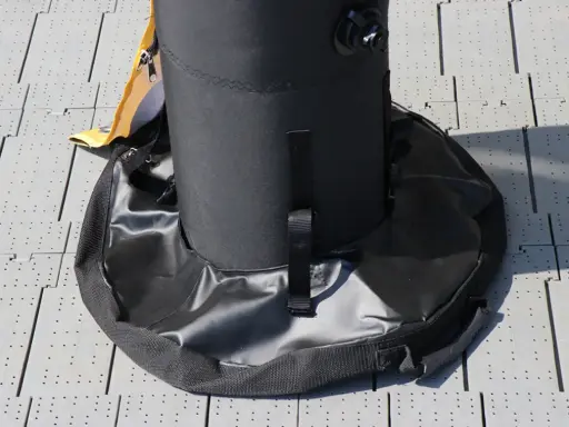 Opblaasbare reclamezuil Ø 45 cm - zandzak