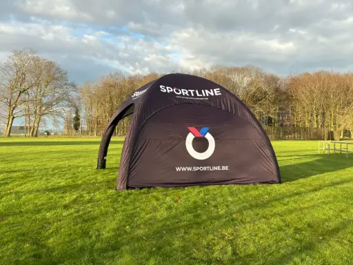 Bedrukte opblaastent: X-spider