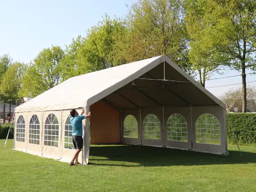 Partytent 6 x 10 m pvc pro 50