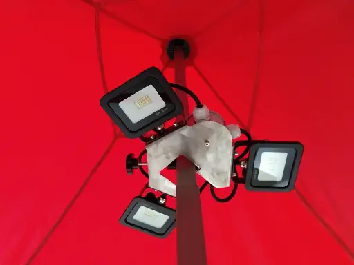 Vouwtent verlichting 3-LED