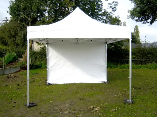 Einde reeks: vouwtent 3 x 3 m Solid 50 wit